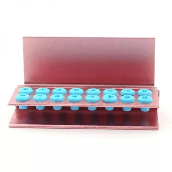 Bur Holder 16 Holes Assorted Color Block Sterilizer Stand with Silicone-FG RA 11