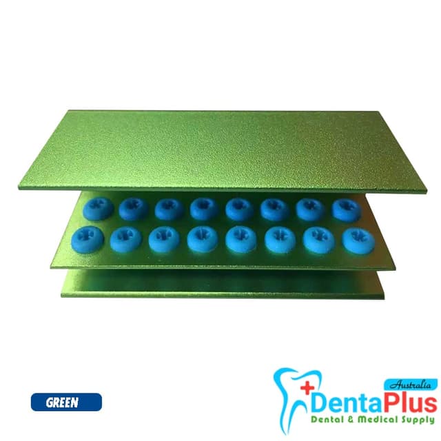 Bur Holder 16 Holes Assorted Color Block Sterilizer Stand with Silicone-FG RA 2