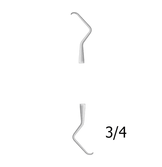 Instruments Gracey Curette Lite-Touch DEH8 3