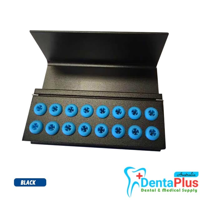 Bur Holder 16 Holes Assorted Color Block Sterilizer Stand with Silicone-FG RA 5