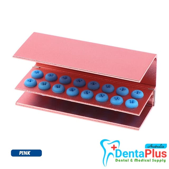 Bur Holder 16 Holes Assorted Color Block Sterilizer Stand with Silicone-FG RA 4