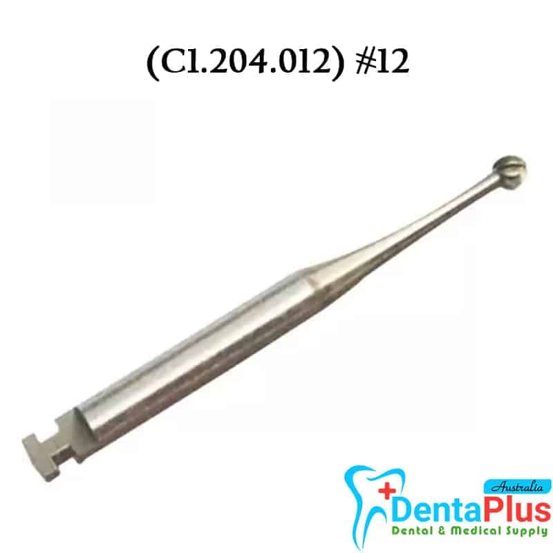 Round TC Carbide Tungsten Burs (C1.204.012) #12 (6pcs/pkt)