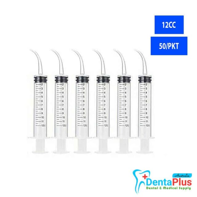 Irrigation Syringes Curved Tips (12CC) #50pcs/pkt 2