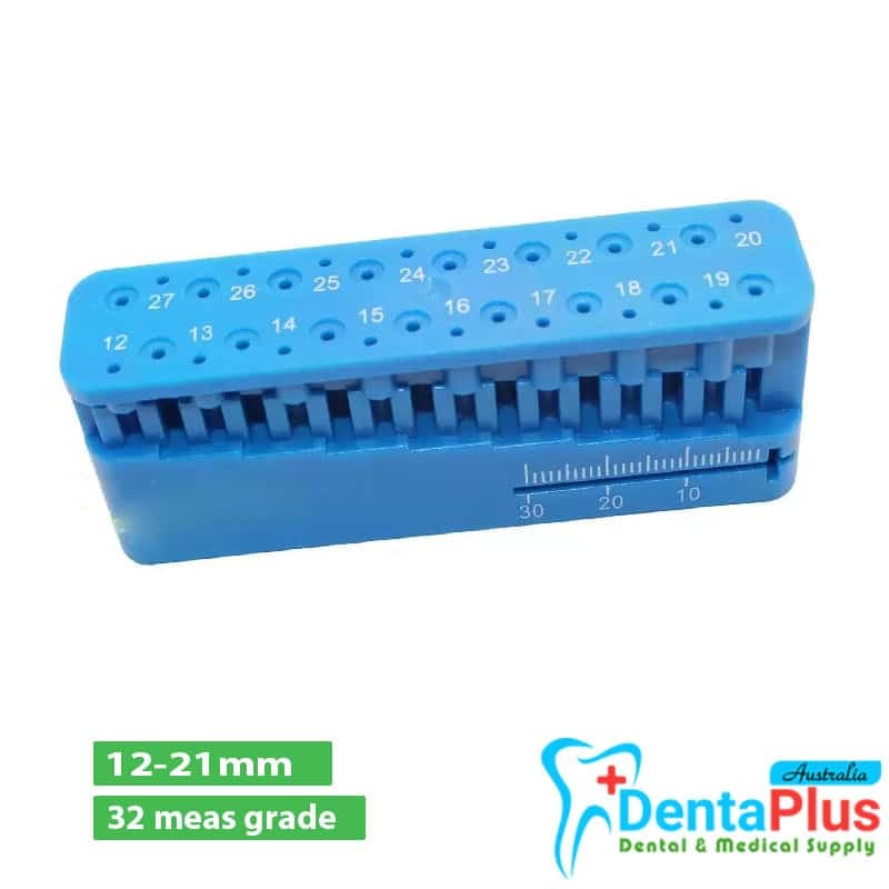 Endo Measuring Block - 12-21mm, 32 meas grade #Each