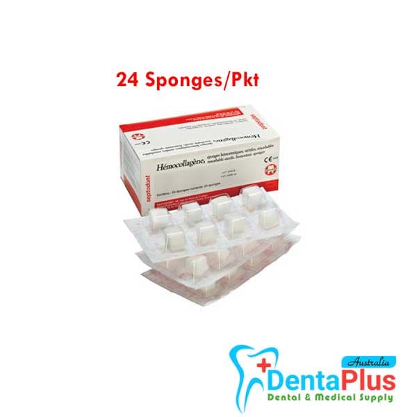 Septodont Hemocollagene Sponges – 24 Sponges/Pkt