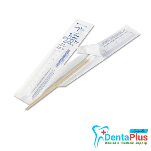 Cotton Tip Applicator - Sterile Single Pack #50/Bag 2