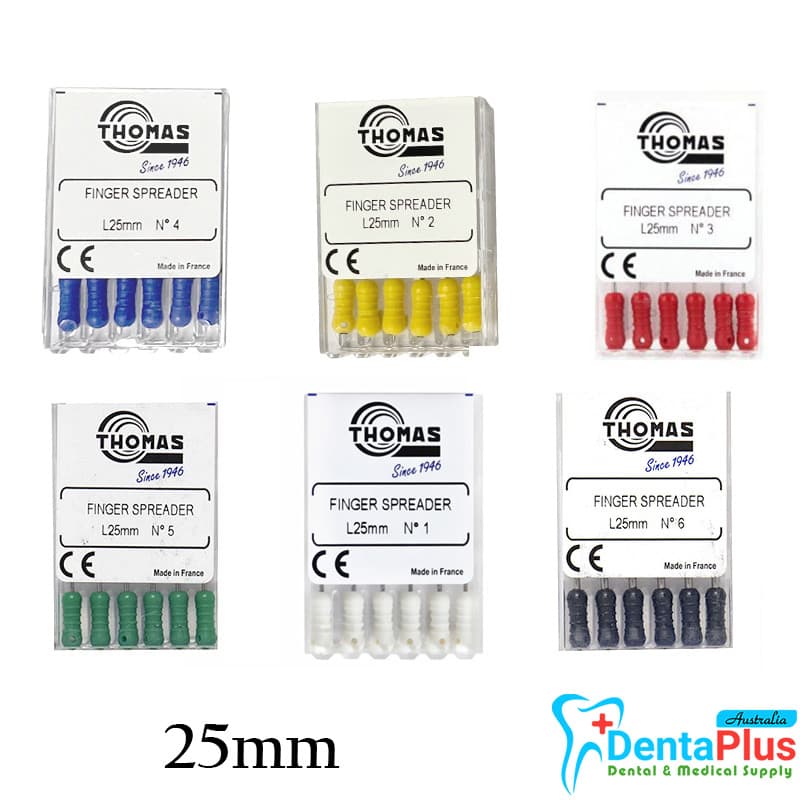 Finger Spreaders Thomas 25mm #6pcs/pkt