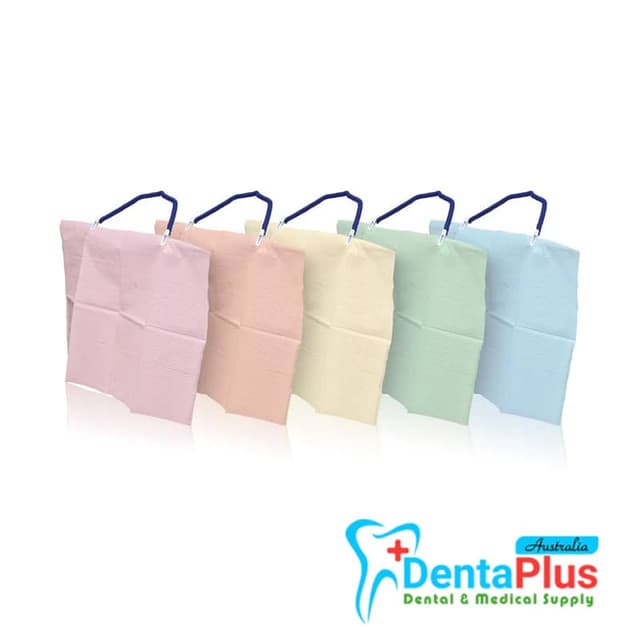 Medicom Rainbow Bib Large 3Ply (33x45cm) 500Pcs/Box 3