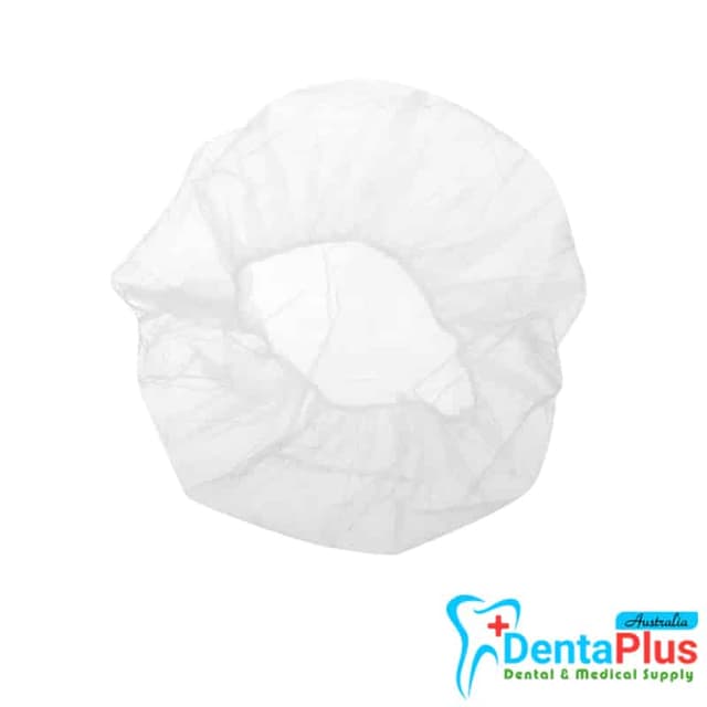 Bouffant Clip Cap/Hair Net - Blue and white #100Pcs/pkt 7