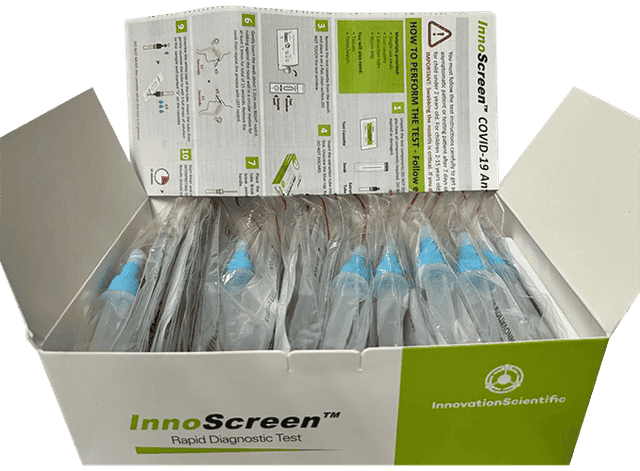 Rapid Antigen Self Test Innoscreen COVID-19 (20 individual kits/Box) 2