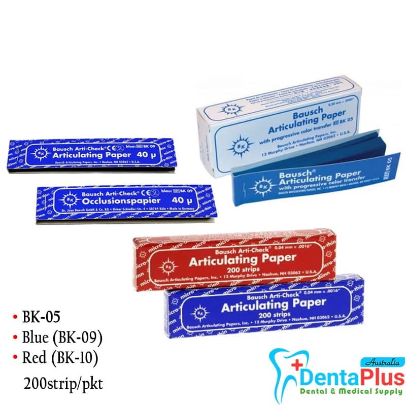 Articulating Paper (BK-5, BK-9, BK-10) Bausch #200strip/pkt
