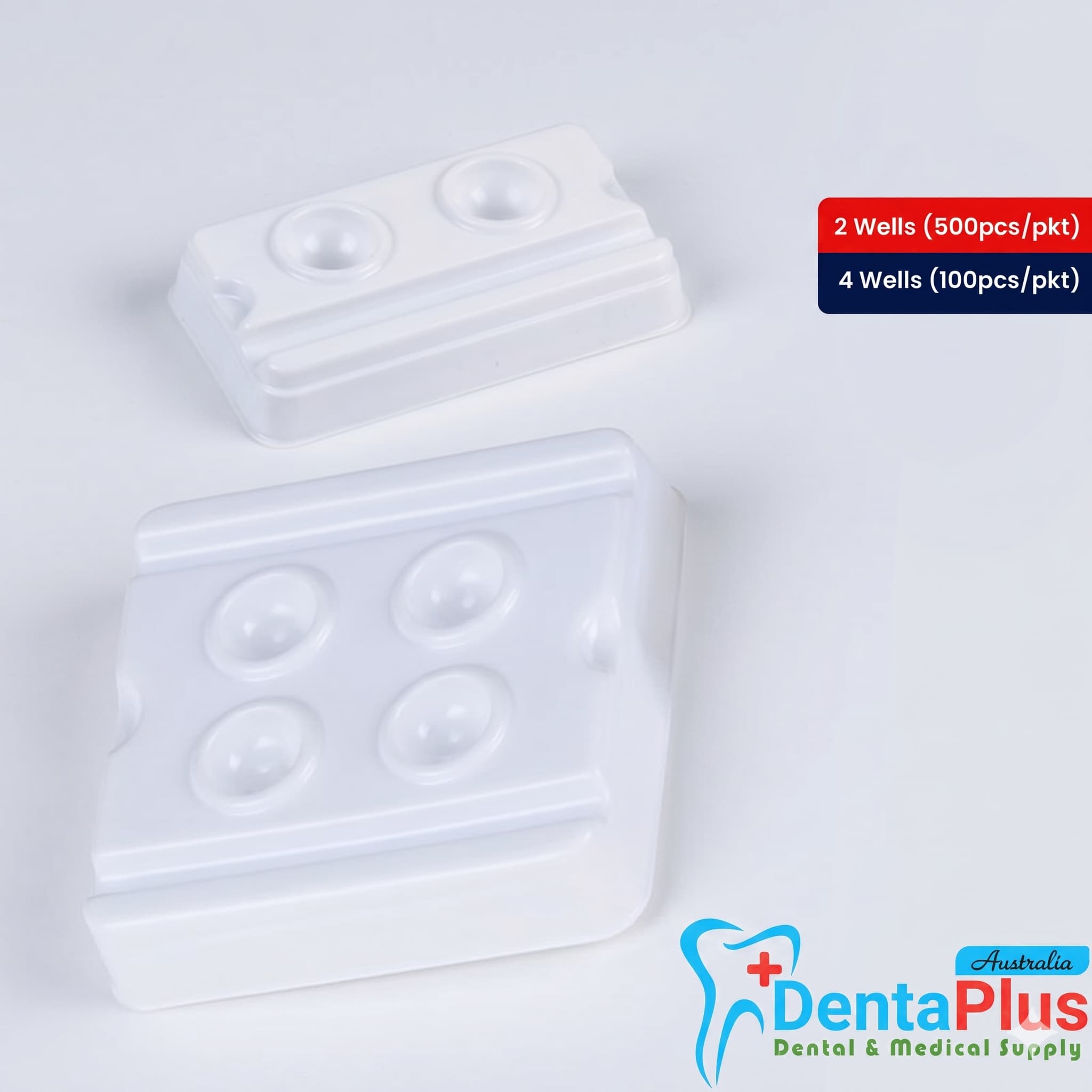 Dental Disposable Mixing Wells (2 Wells And 4 Wells)