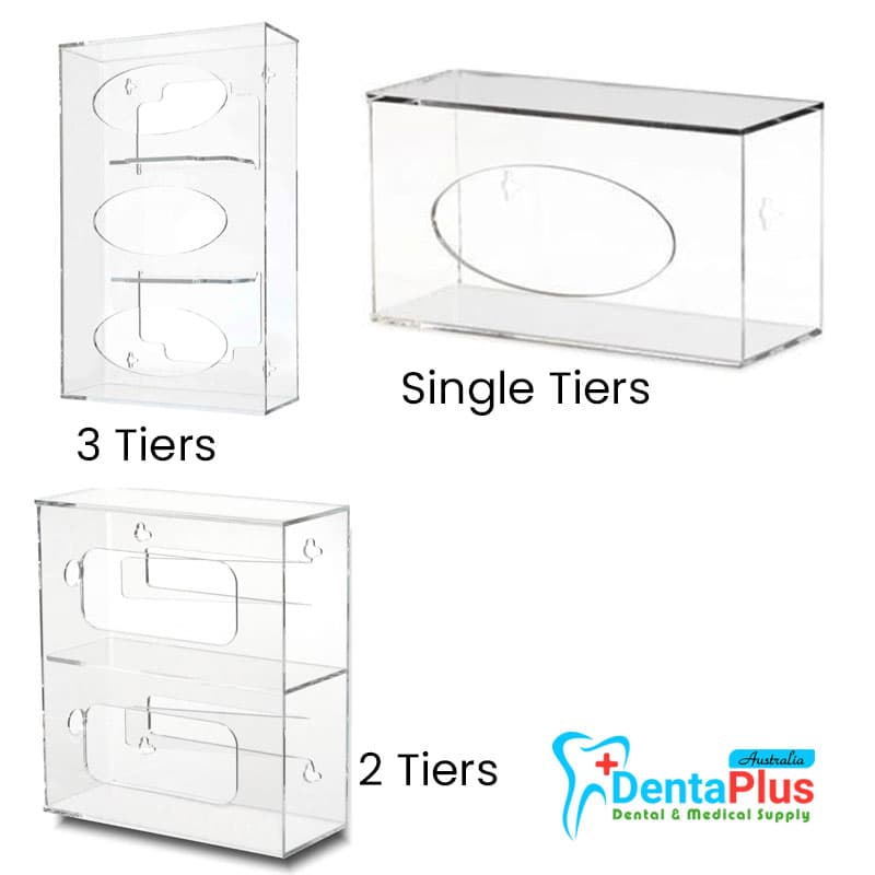 Glove Dispenser Clear Acrylic #Each