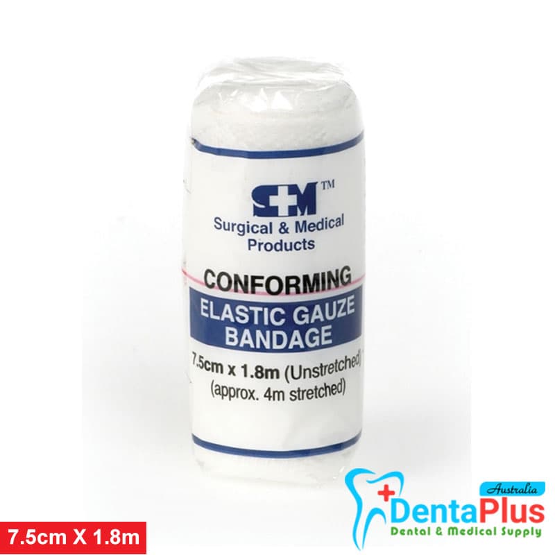 Conforming Gauze Bandage 7.5cm X 1.8m #12pcs/pkt