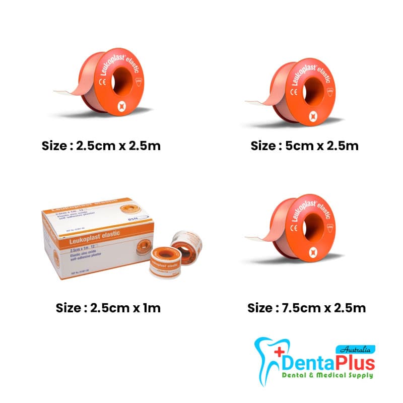 Leukoplast Elastic Zinc Oxide Tape Tan - Each