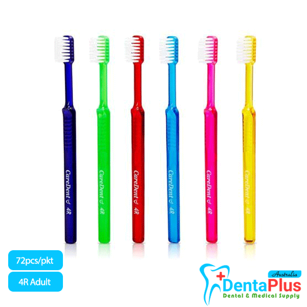 Caredent 4R Adult Soft Toothbrush 72pcs/pkt
