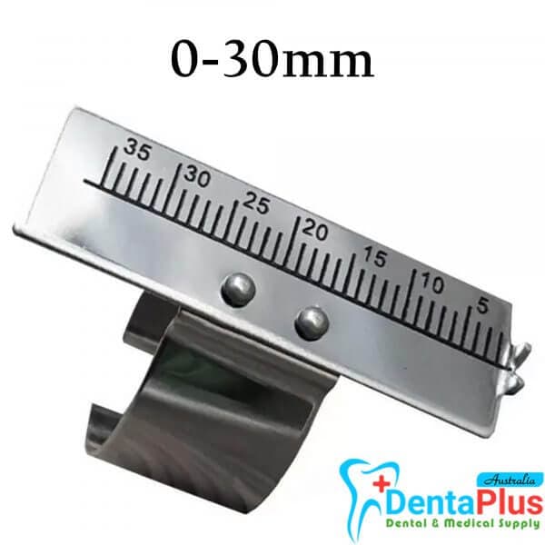 Endo Ring Ruler (Gauge) 0-30mm Autoclavable #Each