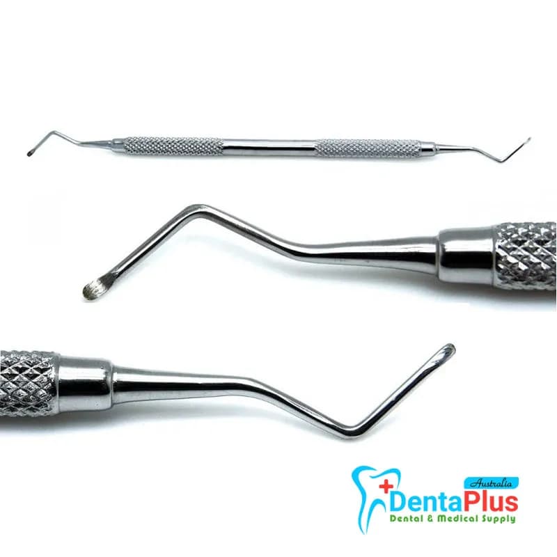 Excavator Spoon-Shaped Double Ended Dental Restorative Instrument
