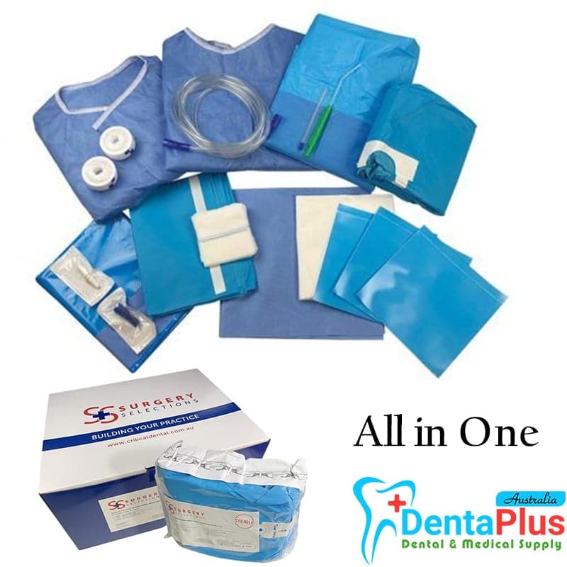 Surgical Sterile Implant Surgery Selection Kit (All in One)