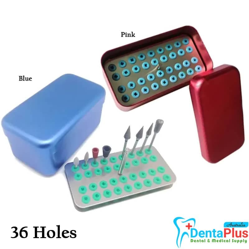 Bur Holder 36 Holes Disinfectant Box Suitable For FG/RA/CA/HP #Each
