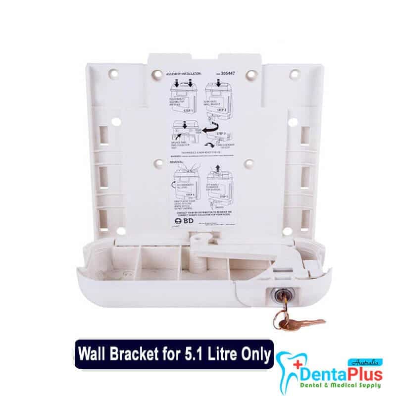 Lockable Wall Bracket for 5.1 Litre Sharps Container