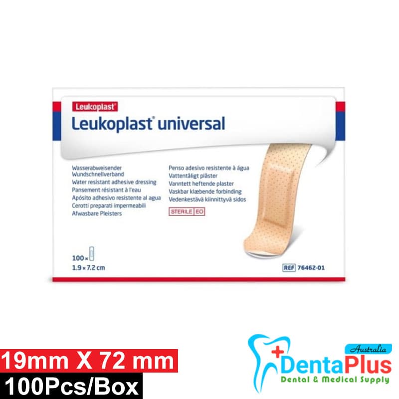 Leukoplast Universal Sterile Strip 19x72mm Tan #100pcs/box
