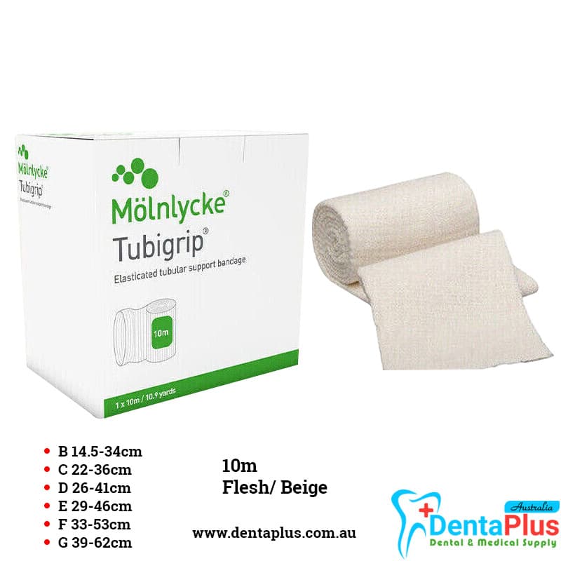 Tubigrip Multi-Purpose Elasticated Tubular Bandage Made in UK Flesh/Beige (10m) #Each